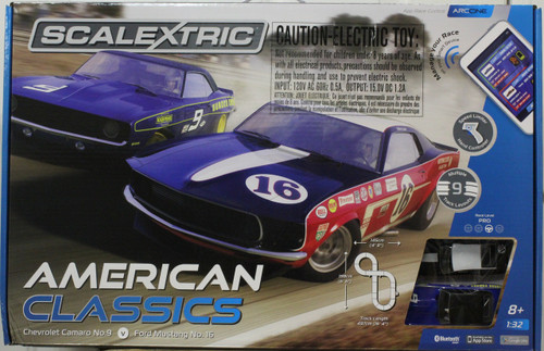 C1362T Scalextric ARC ONE American Classics Set 1:32 Slot Car