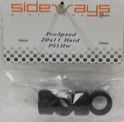 PS1HW Racer Sideways Hard Rubber Tires 20x 11mm 1:32 Slot Car Part