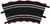 61646 Carrera GO!!! 4 Pieces of Radius 2/45 Degree High Banked Curve 1:43 Slot Car Track