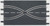 20517 Carrera 2 Pieces of Lane Change Section 1:24 & 1:32 Slot Car Track