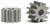 SIPI6511E Slot.it 11-Tooth Ergal Sidewinder Pinion 1:32 Slot Car Part