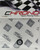 RM0401 SRC  27 tooth Inline Crown Gear w/ Alloy Boss 2.5mm Grub Screw 1:32 Slot Car Part