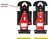 0209AW NSR Mosler MT900R Repsol Racing Orange Anglewinder EVO3, #10 1:32 Slot Car