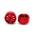 STAFFS81 Staffs Classic Aluminum Wheels 15.8 x 8.5mm Red (2) 1:32 Slot Car Part