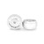 STAFFS100 Staffs BBS Style Aluminum Wheels 16.9 x 10mm White (2) 1:32 Slot Car Part