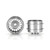 STAFFS108 Staffs BBS Style Deep Dish Alloy Wheels 15.8 x 10mm Silver (2) 1:32 Slot Car Part
