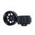 STAFFS161 Staffs Classic Deep Dish Alloy Wheels 15.8 x 8.5mm Black (2) 1:32 Slot Car Part