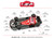 0369AW NSR McLaren 720S GT3 2Seas Gulf 12hrs Bahrain 2021, #33 1:32 Slot Car