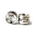 STAFFS04 Staffs 5-Spoke Aluminum Air & Drilled Wheels 15.8 x 10mm Silver (2) 1:32 Slot Car Part