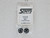 STAFFS06 Staffs 5-Spoke Aluminum Air Wheels 15.8 x 10mm Black (2) 1:32 Slot Car Part
