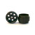 STAFFS25 Staffs Bullet-Hole Aluminum Front Wheels 15.8 x 8.5mm Black (2) 1:32 Slot Car Part