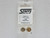STAFFS31 Staffs Bullet-Hole Aluminum Wheels Rear 15.8 x 10mm Gold (2) 1:32 Slot Car Part