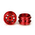 STAFFS87 Staffs Classic Aluminum Air Rear Wheels 15.8 x 10mm Red (2) 1:32 Slot Car Part