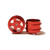 STAFFS18 Staffs 5-Spoke Aluminum Air Wheels 15.8 x 10mm Red (2) 1:32 Slot Car Part