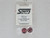 STAFFS18 Staffs 5-Spoke Aluminum Air Wheels 15.8 x 10mm Red (2) 1:32 Slot Car Part
