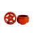 STAFFS129 Staffs 5-Spoke Aluminum Front Wheels 15.8 x 8.5mm Orange (2) 2 1:32 Slot Car Part