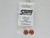 STAFFS129 Staffs 5-Spoke Aluminum Front Wheels 15.8 x 8.5mm Orange (2) 2 1:32 Slot Car Part
