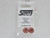 STAFFS130 Staffs 5-Spoke Aluminum Rear Wheels 15.8 x 10mm Red (2) 2 1:32 Slot Car Part