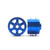 STAFFS202 Staffs 6-Spoke Aluminum Air Wheels 15.8 x 10mm Blue (2) 1:32 Slot Car Part