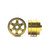 STAFFS200 Staffs 6-Spoke Aluminum Air Wheels 15.8 x 10mm Gold (2) 1:32 Slot Car Part