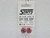 STAFFS203 Staffs 6-Spoke Aluminum Air Wheels 15.8 x 10mm Red (2) 1:32 Slot Car Part