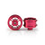 STAFFS214 Staffs 4-Spoke Aluminum Air Rear Wheels 15.8 x 8.5mm Red (2) 1:32 Slot Car Part