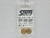 STAFFS233 Staffs Minilite Aluminum Wheels Deep Dish 15.8 x 8.5mm 2 Gold (2) 1:32 Slot Car Part
