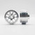 STAFFS216 Staffs Hyper Aluminum Wheels 15.8 x 8.5mm Silver (2) 1:32 Slot Car Part