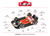 0410SW NSR Ford MKIV Martini Racing Red, #10 1:32 Slot Car