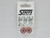 STAFFS246 Staffs Hyper Aluminum Wheels 16.9 x 8.5mm Orange (2) 1:32 Slot Car Part