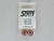 STAFFS246 Staffs Hyper Aluminum Wheels 16.9 x 8.5mm Orange (2) 1:32 Slot Car Part