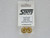 STAFFS248 Staffs Hyper Aluminum Wheels 16.9 x 10mm Gold (2) 1:32 Slot Car Part