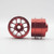 STAFFS251 Staffs Hyper Aluminum Wheels 16.9 x 10mm Red (2) 1:32 Slot Car Part