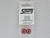 STAFFS251 Staffs Hyper Aluminum Wheels 16.9 x 10mm Red (2) 1:32 Slot Car Part
