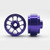 STAFFSPURPLEHYPER16.9 Staffs Hyper Aluminum Wheels Front/Rear Set Purple (4) 1:32 Slot Car Part