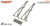 SC-10235 Scaleauto Advertising Panel Feet Support Type B - Height: 200mm (double panel option) 1:32 Slot Car Building