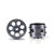 STAFFS268 Staffs Radical Alloy Aluminum Wheels 16.9 x 10mm Grey (2) 1:32 Slot Car Part