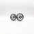 STAFFS312 Staffs Hyper Deep Dish Aluminum Wheels 16.9x8.5mm Grey (2) 1:32 Slot Car Part