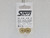 STAFFS308 Staffs Hyper Deep Dish Aluminum Wheels 16.9x8.5mm Gold (2) 1:32 Slot Car Part
