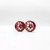 STAFFS319 Staffs Hyper Deep Dish Aluminum Air Wheels 16.9 x 10mm Red (2) 1:32 Slot Car Part