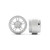 STAFFS357 Staffs Twin 5-Spoke Aluminum Alloy Wheels 15.8 x 8.5mm White (2) 1:32 Slot Car Part