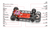 0532SW NSR Lola T280/290 6h Daytona 1972, #14 Shark 21.5K 1:32 Slot Car