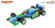 SC-6386 Scaleauto Formula 90-97 Benetton Ford B194 1994 Mild Seven Jos Verstappen, #6 1:32 Slot Car
