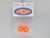 1404RS-Orange Super Tires - Silicone Tires for 15.9x8mm - Orange 1:32 Slot Car Part