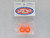 1409RS-Orange Super Tires - Silicone Tires for 17x10mm - Orange 1:32 Slot Car Part