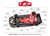 NSR 0558AW5 Mosler MT900 R EVO 3 Martini, #58 1:32 Slot Car