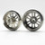 SRS06 Staffs MAG Evo 12-Spoke Magnesium Wheels 16.9 x 8.5mm Silver (2) 1.12g 1:32 Slot Car Part
