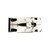 0612SW Hypercar Test Car - White 1:32 Slot Car