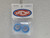12401RS-PowderBlue Super Tires - Silicone Tires Carrera Audi R8, Ford GT, DTM, Corvette C7R, Porsche 911 - Powder Blue 1:24 Slot Car Part