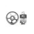 SRS10 Staffs Mag 5-Hole Magnesium Wheels 16.9 x 8.5mm 0.58g 1:32 Slot Car Part